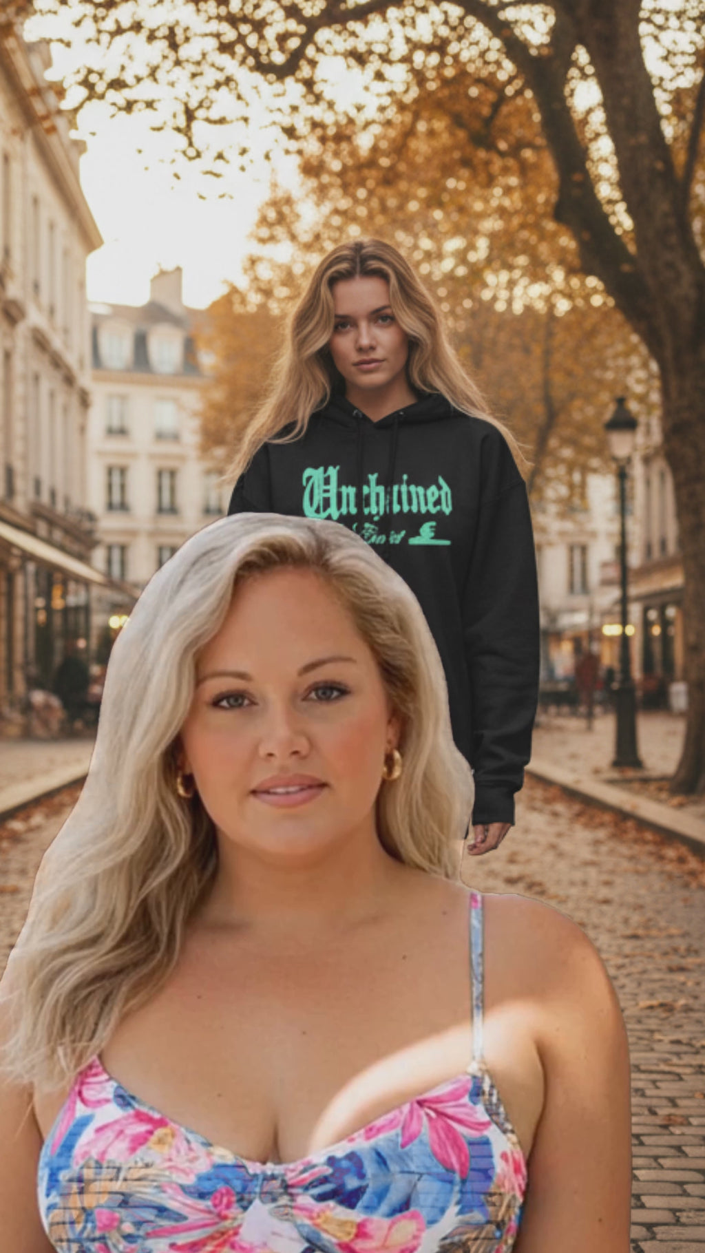 Unchained in Christ Woman of Faith Hoodie