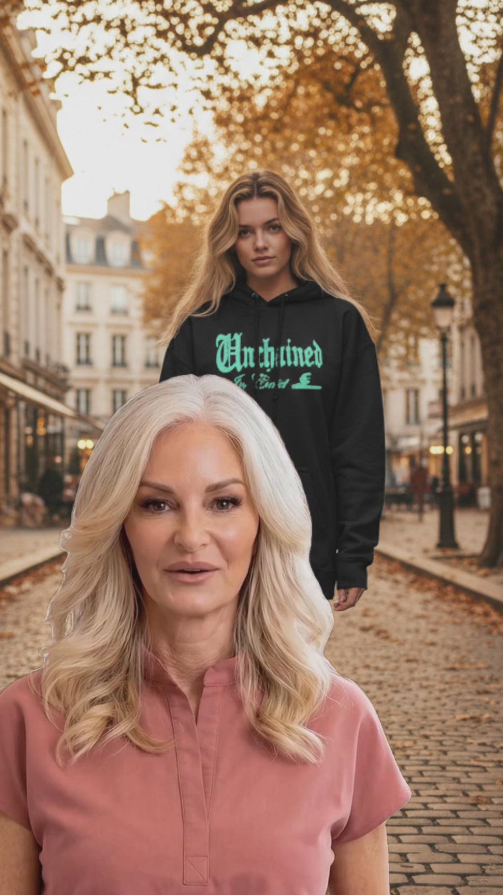 Unchained in Christ Woman of Faith Hoodie